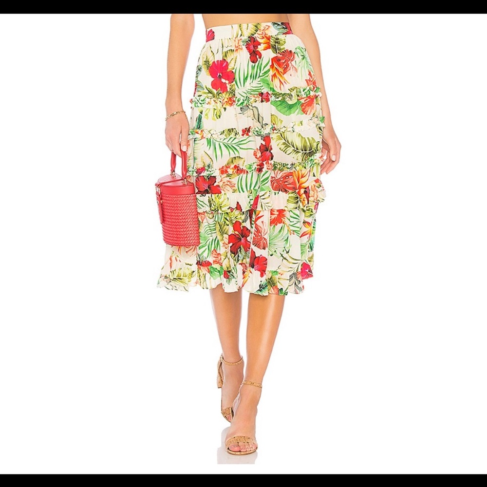 Rococo Sand Silk x Revolve Skirt